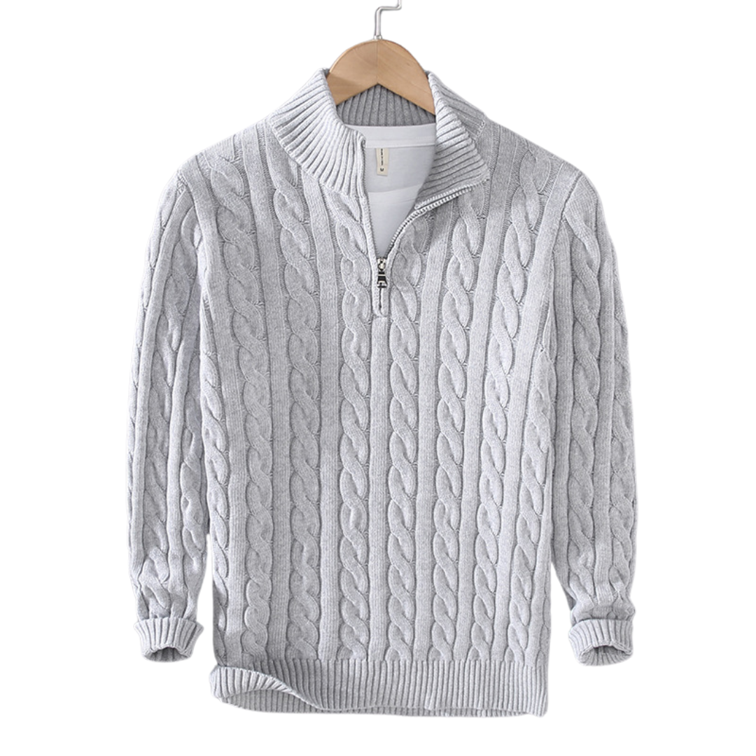 Maison-Blanche-Paris™ | Pull demi-zippé