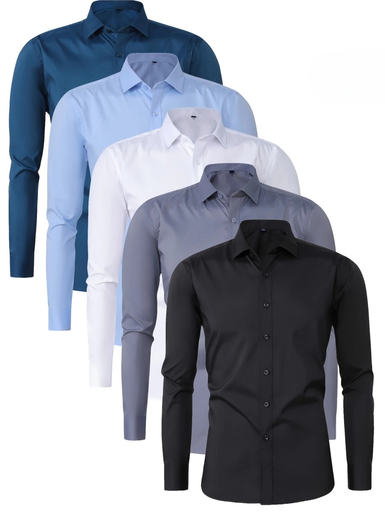 Maison-Blanche-Paris™ | Chemise élégante à manches longues avec boutons