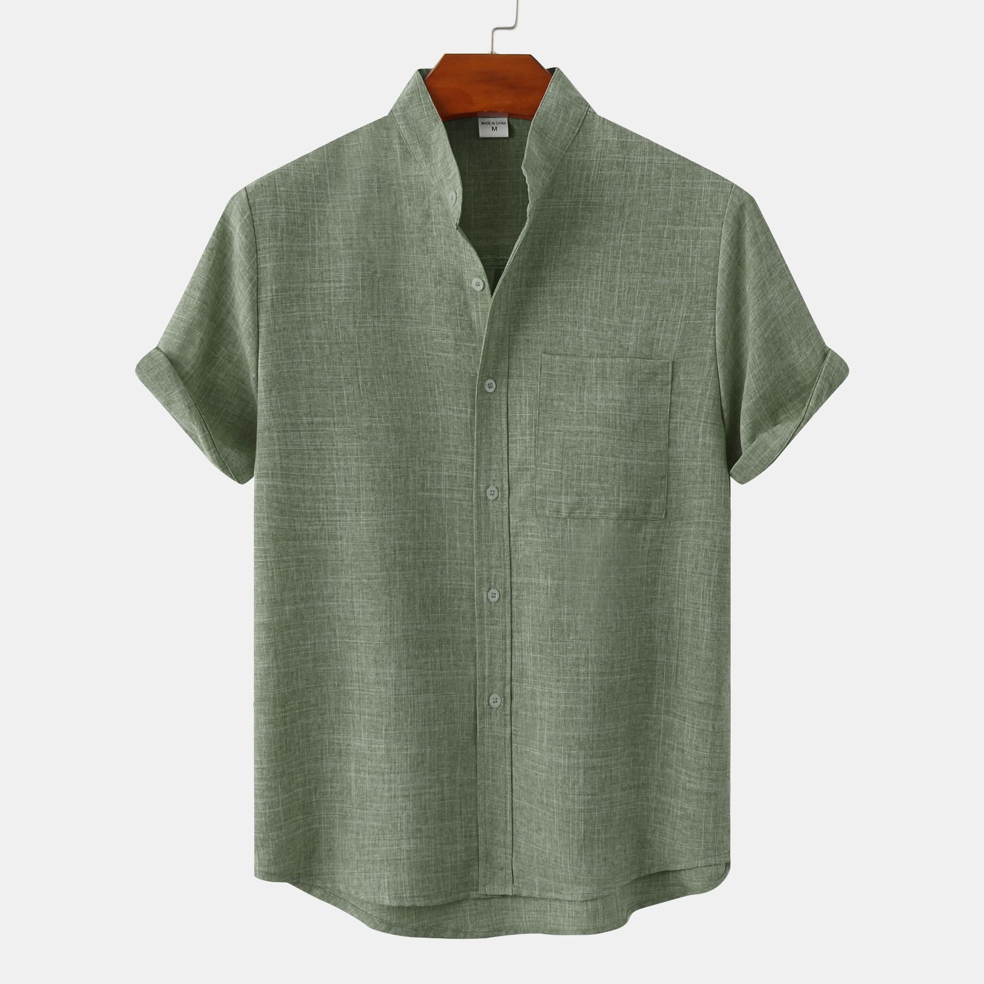 Maison-Blanche-Paris™ | Chemise en coton unie avec boutons