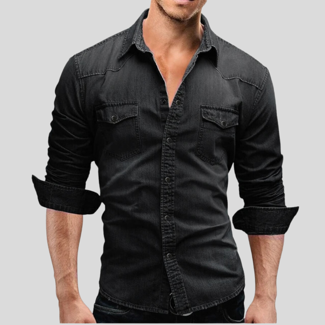 Maison-Blanche-Paris™ - Chemise en denim au style moderne