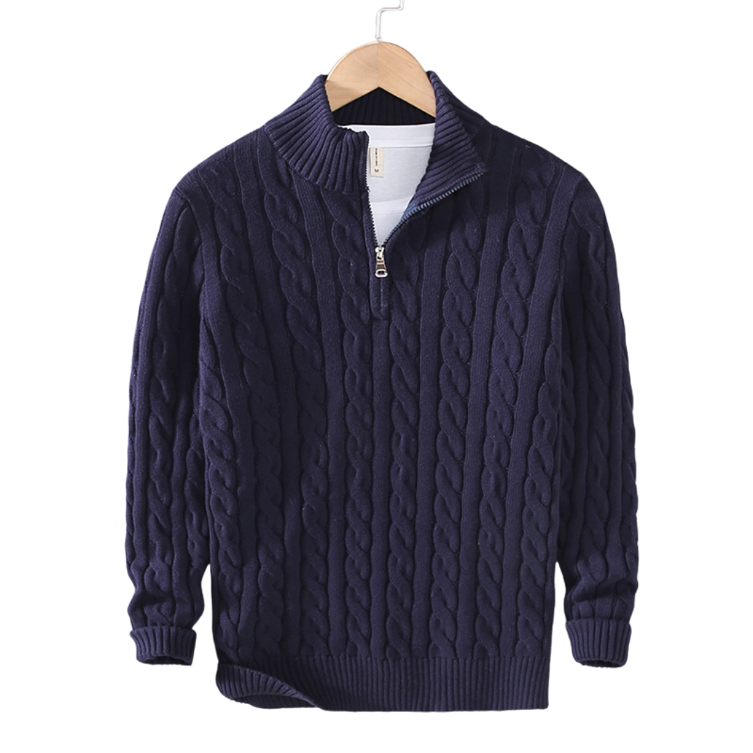 Maison-Blanche-Paris™ | Pull demi-zippé