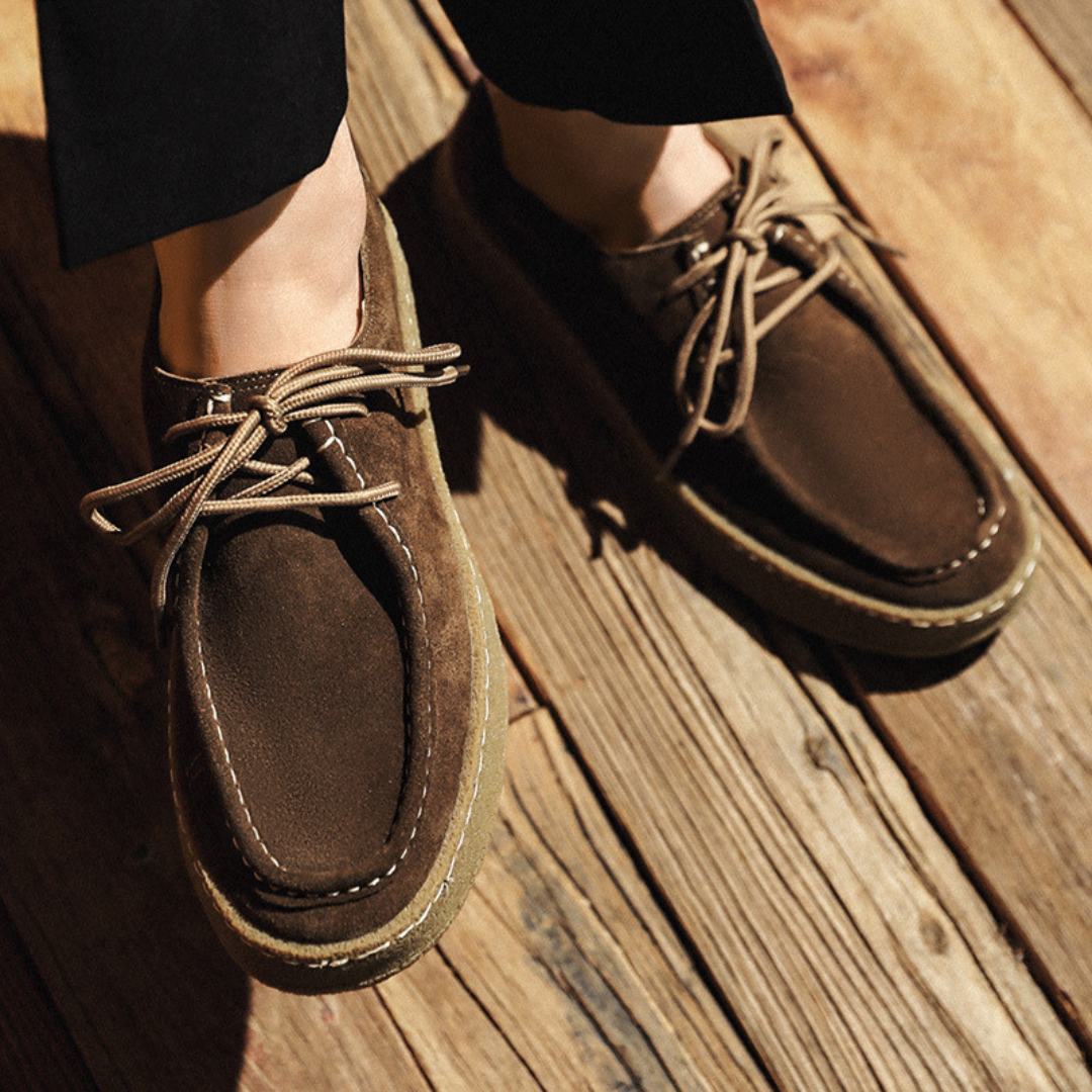 Maison-Blanche-Paris™ | Chaussures de ville en daim haut de gamme