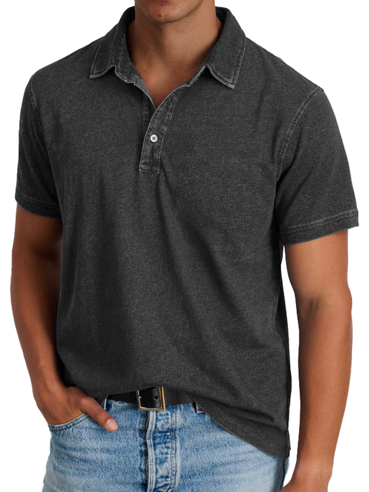 Maison-Blanche-Paris™ - Polo avec collier pour hommes