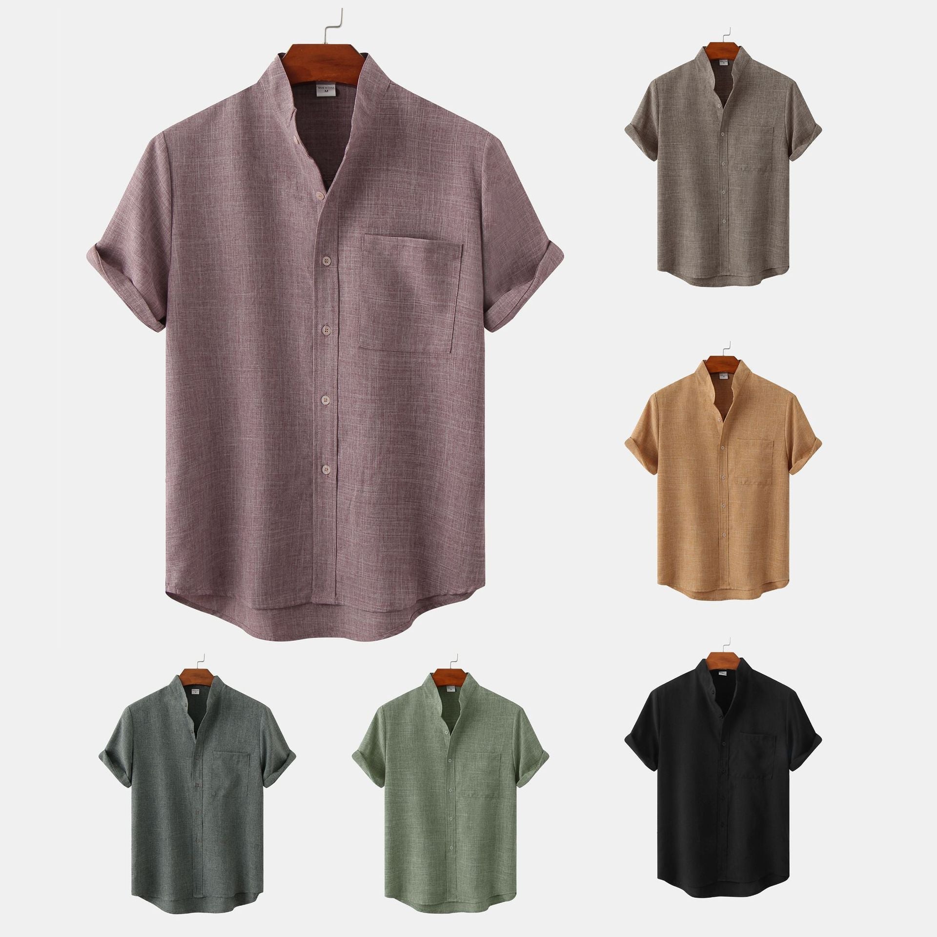 Maison-Blanche-Paris™ | Chemise en coton unie avec boutons