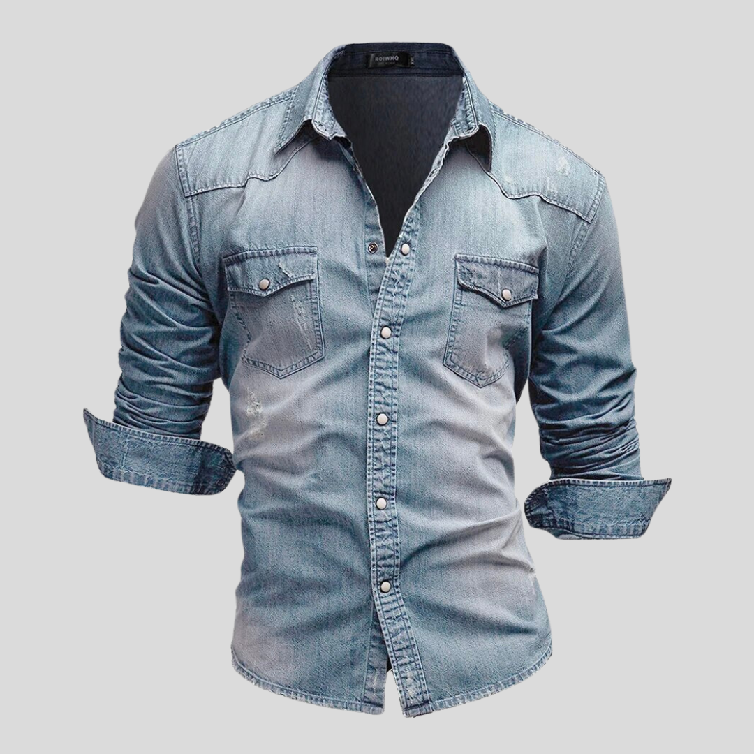 Maison-Blanche-Paris™ - Chemise en denim au style moderne