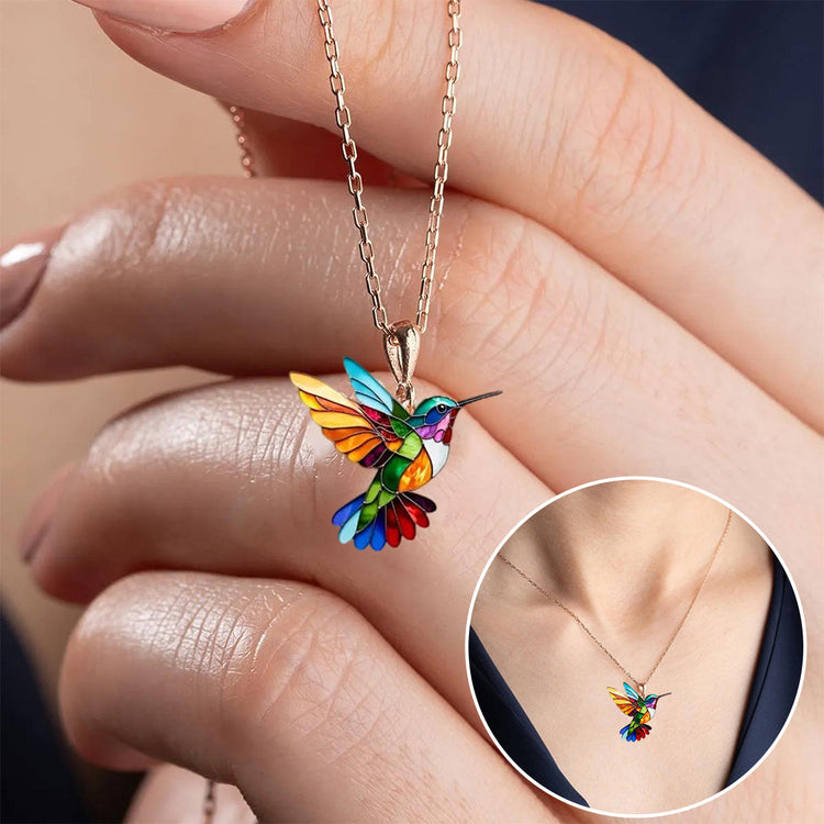 Maison-Blanche-Paris™ | Collier colibri élégant