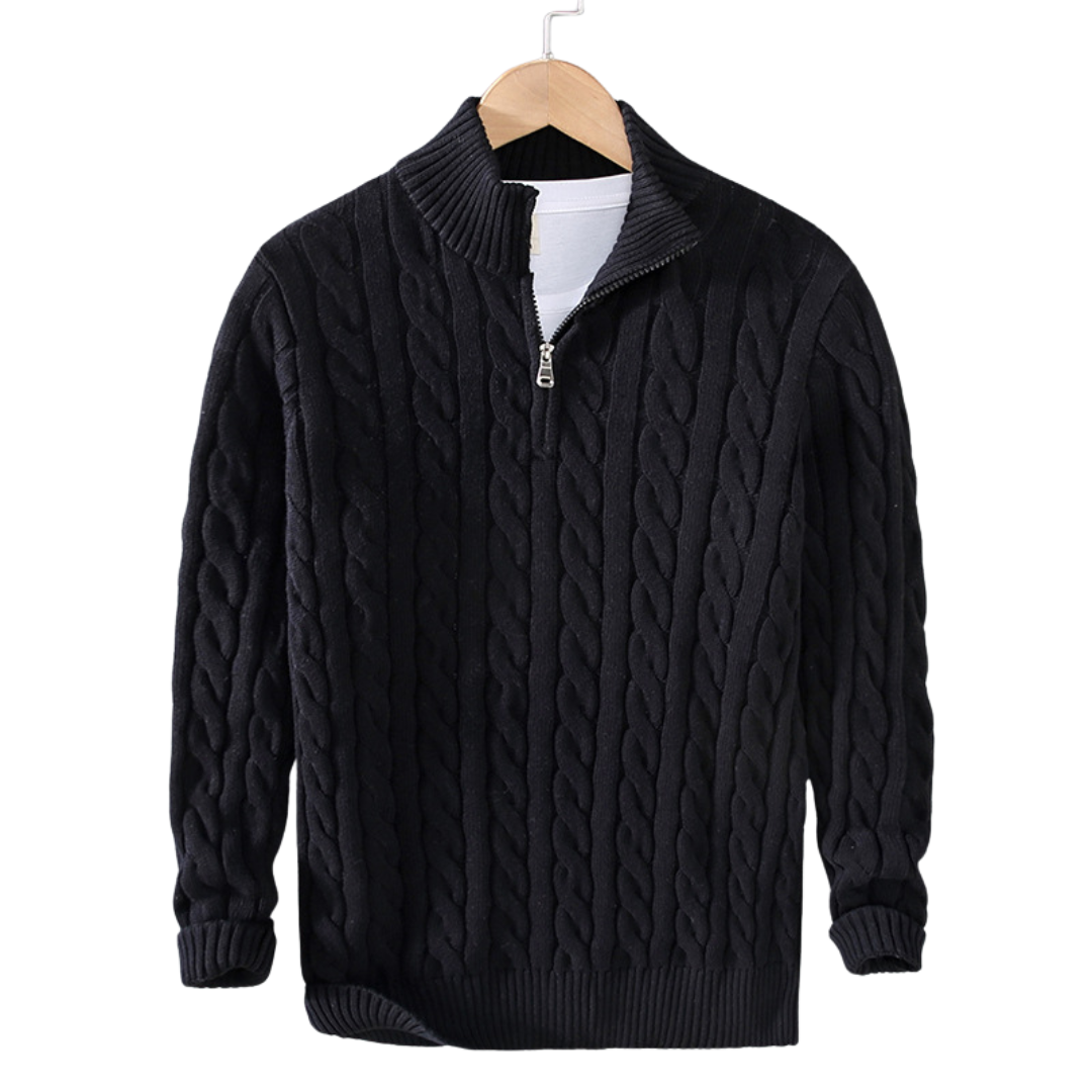 Maison-Blanche-Paris™ | Pull demi-zippé