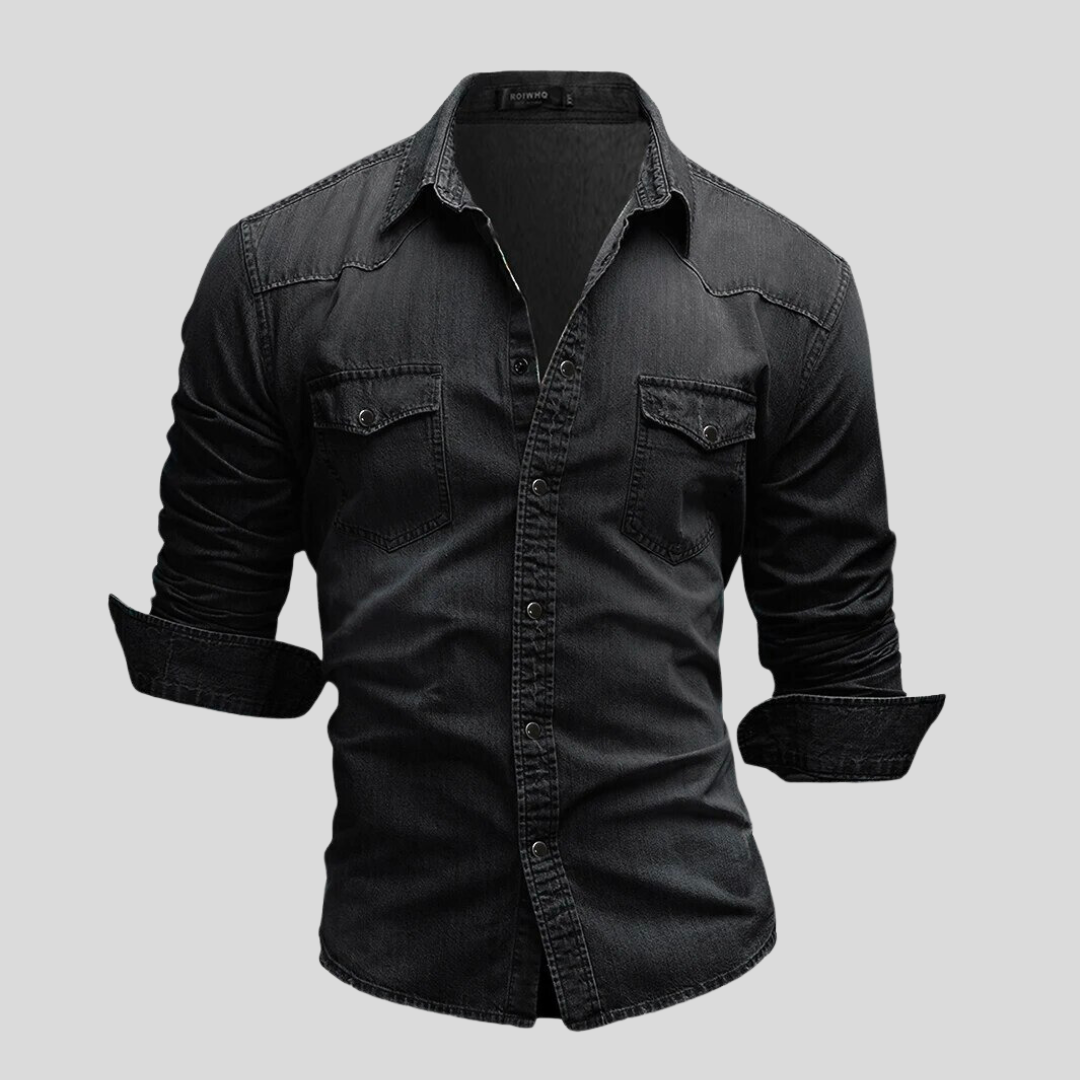 Maison-Blanche-Paris™ - Chemise en denim au style moderne