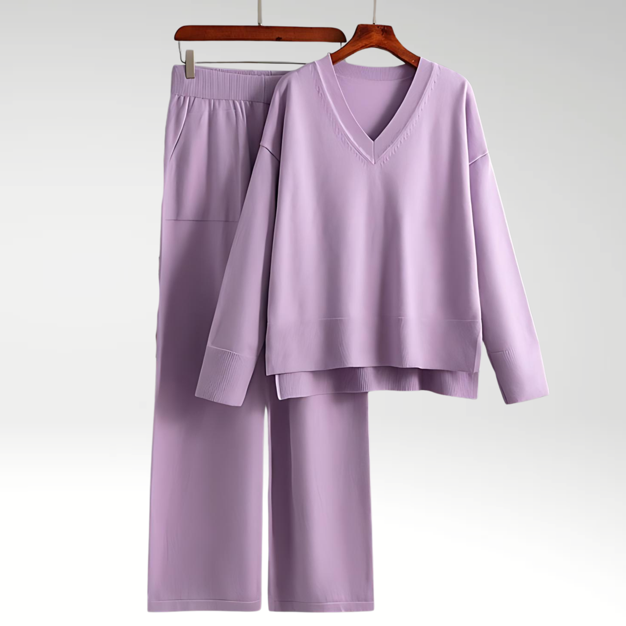Maison-Blanche-Paris™ | Luxe Ensemble deux pièces col V