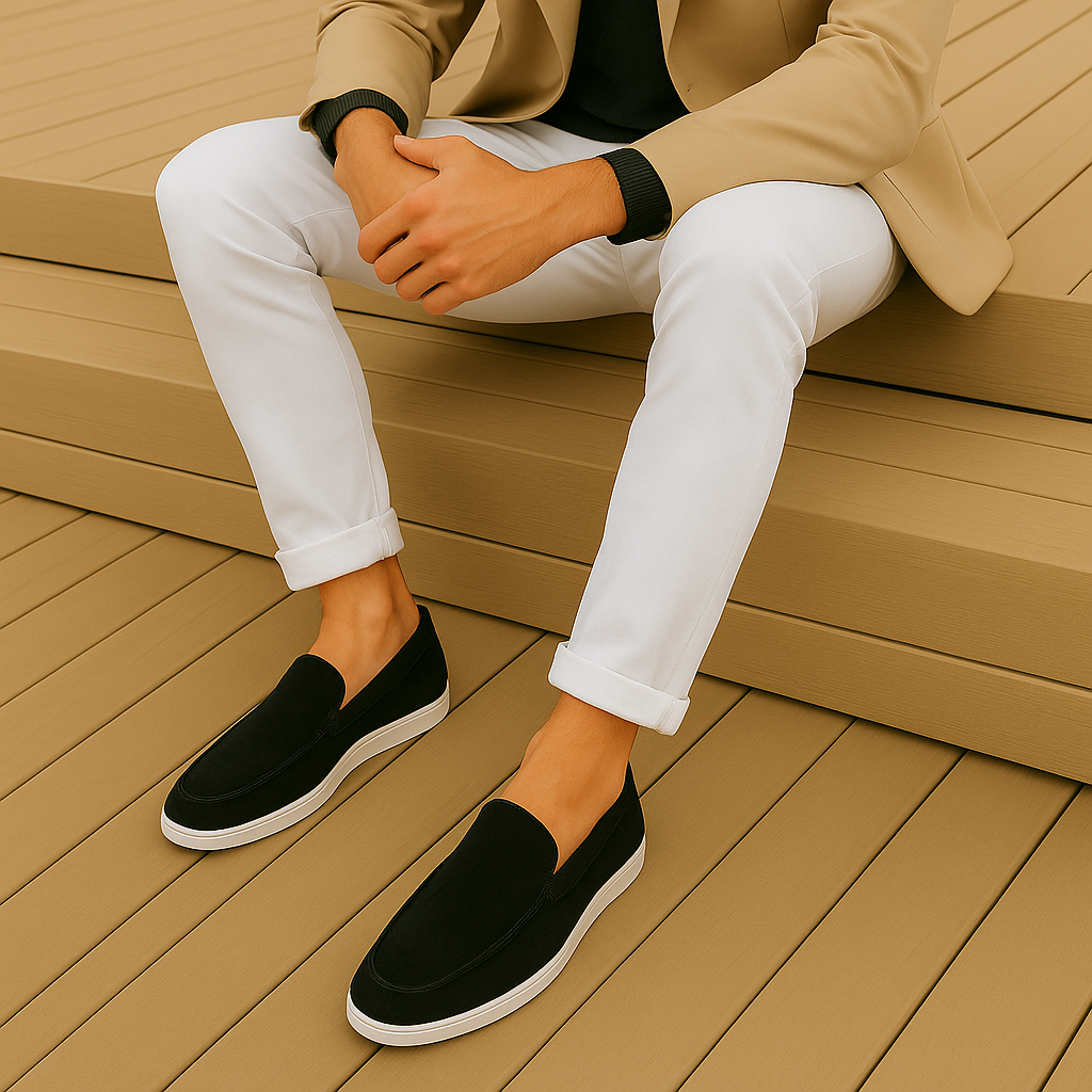 Maison-Blanche-Paris™ | Mocassins élégants en suède