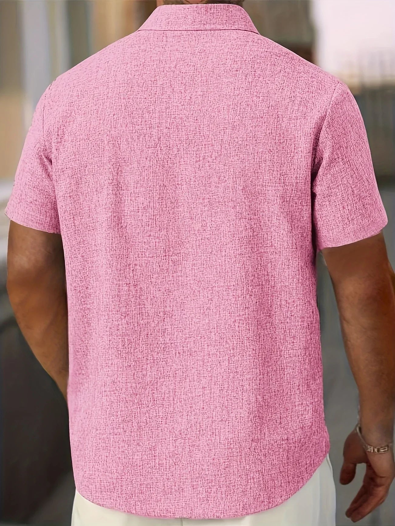 Maison-Blanche-Paris™ | Chemise légère à manches courtes en mélange de lin