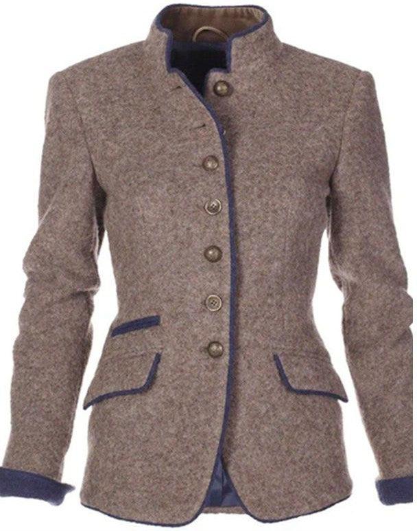 Maison-Blanche-Paris™ | Cardigan élégant à col montant