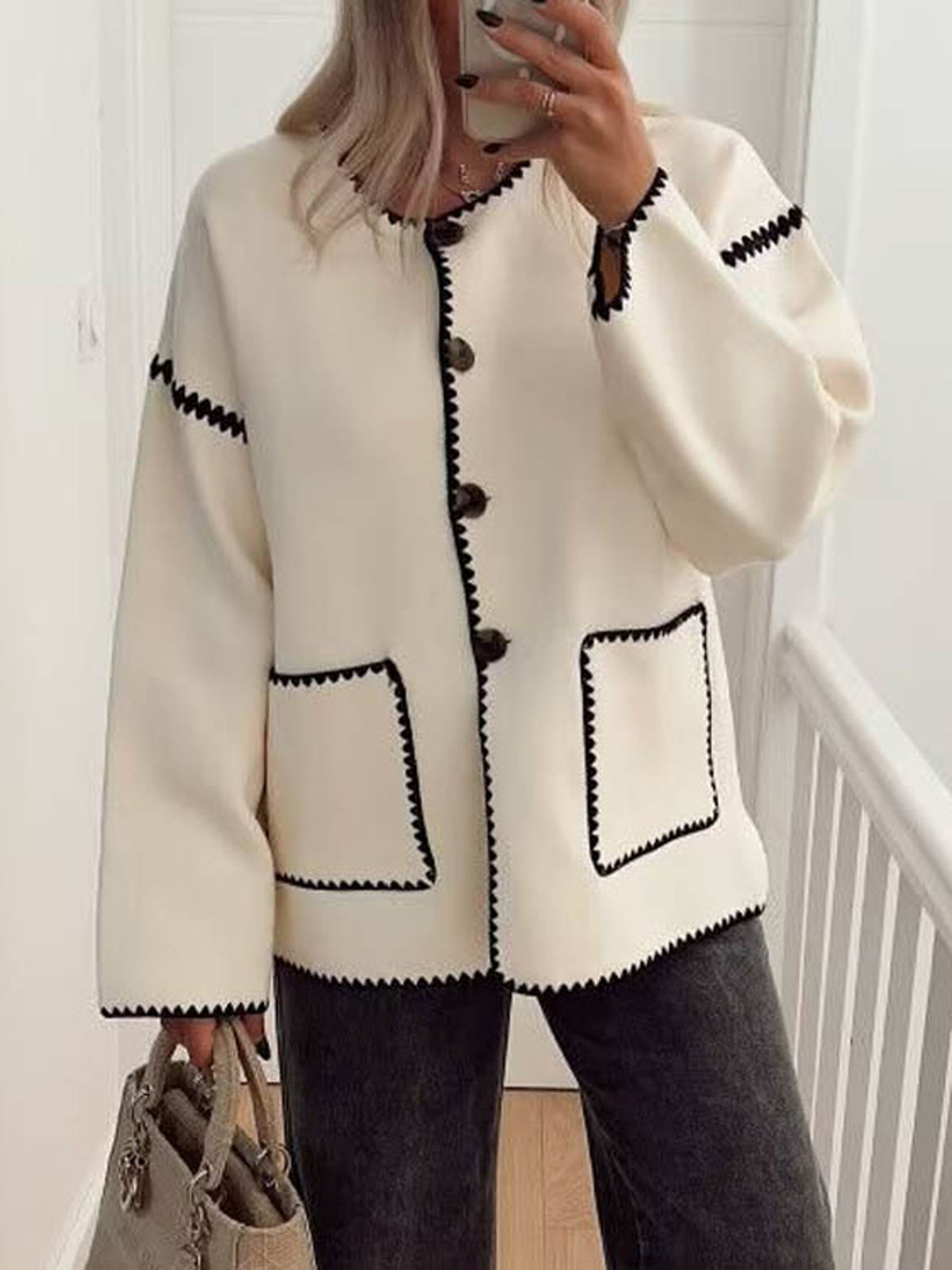 Maison-Blanche-Paris™ | Veste contrastée