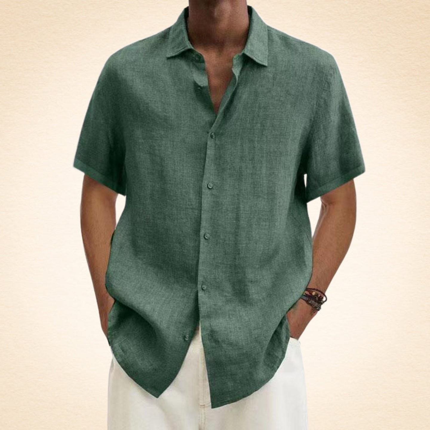 Maison-Blanche-Paris™ | Chemise élégante en lin