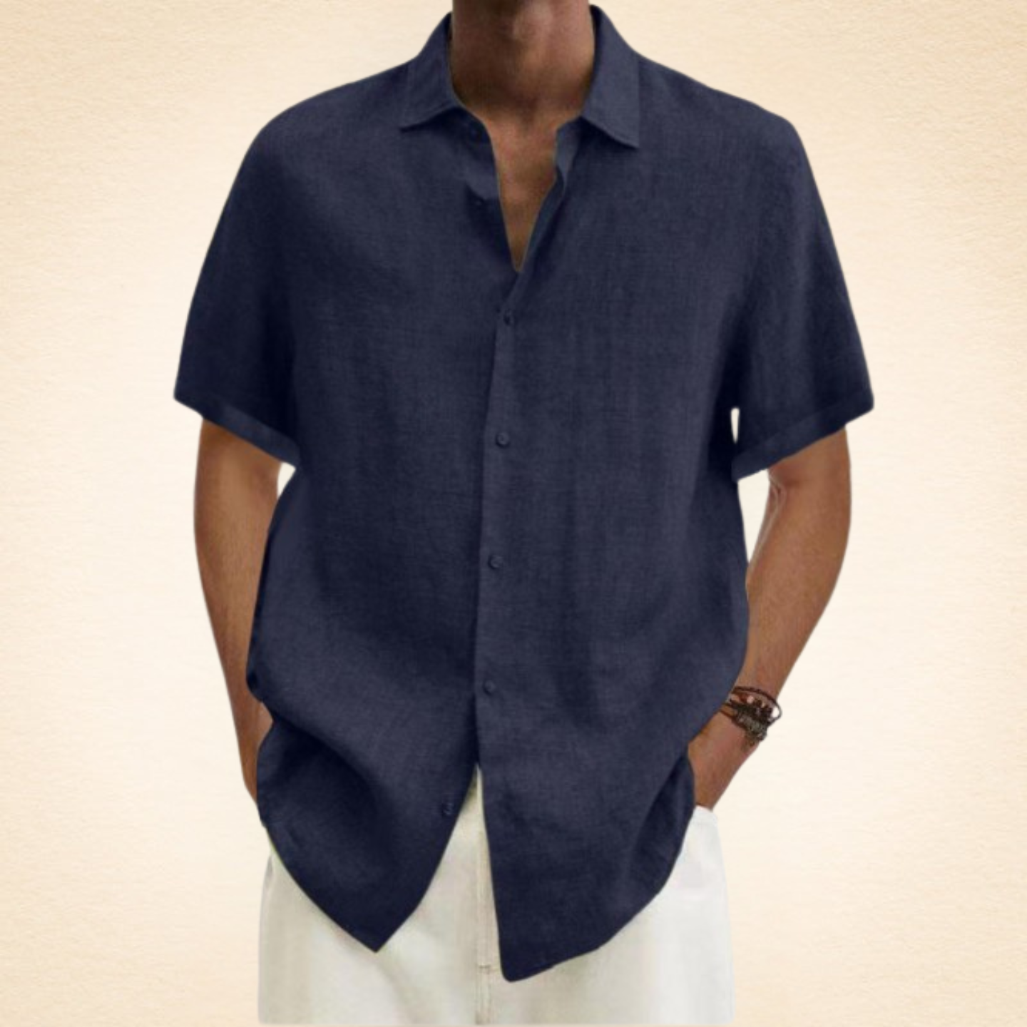 Maison-Blanche-Paris™ | Chemise élégante en lin