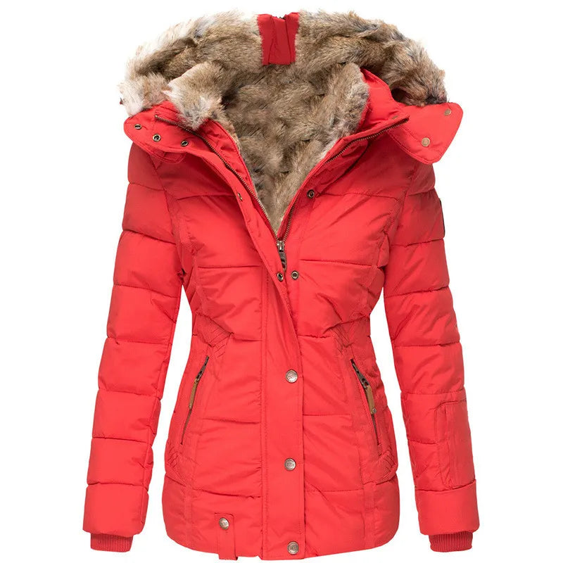 Maison-Blanche-Paris™ | Manteau d'hiver chaud avec doublure en fourrure