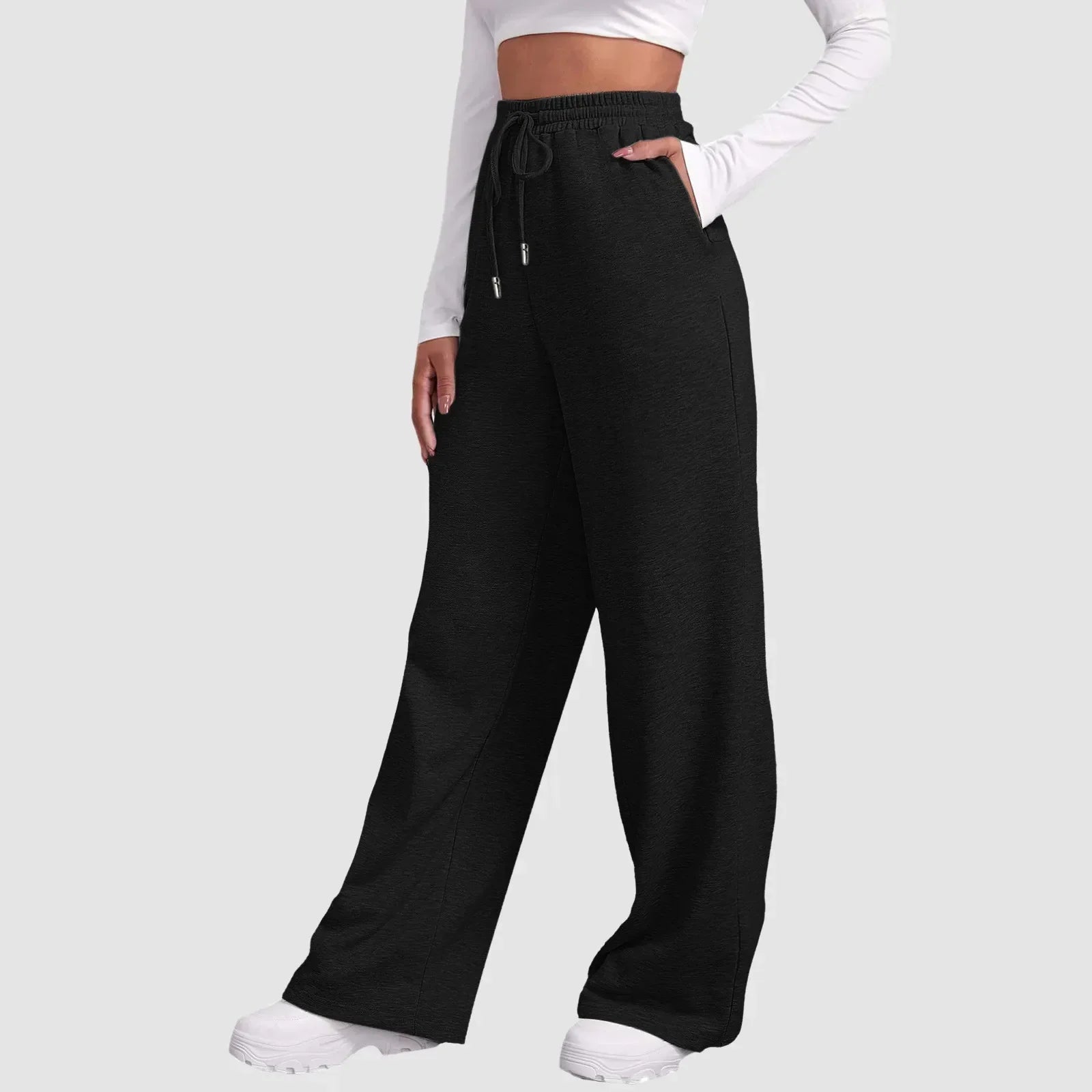 Maison-Blanche-Paris™ | Joggers à jambe large et coupe décontractée