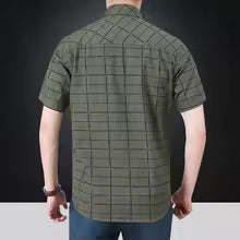 Maison-Blanche-Paris™ | Chemise élégante à manches courtes à carreaux