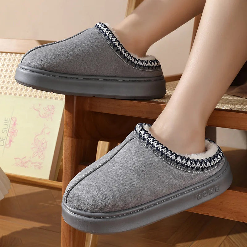 Maison-Blanche-Paris™ | Chaussons à doublure chaude