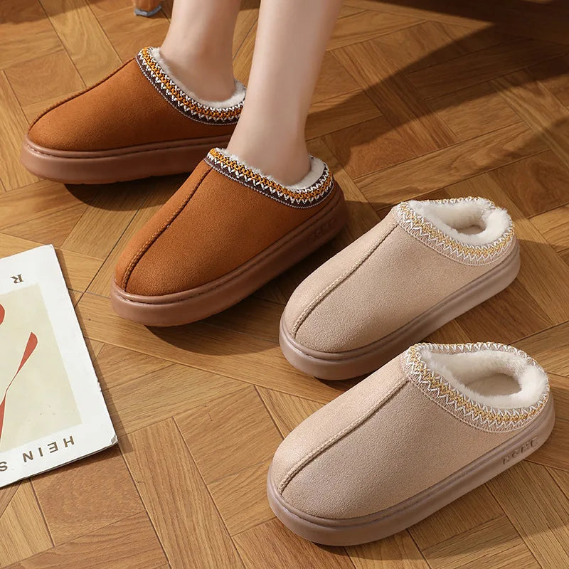 Maison-Blanche-Paris™ | Chaussons à doublure chaude