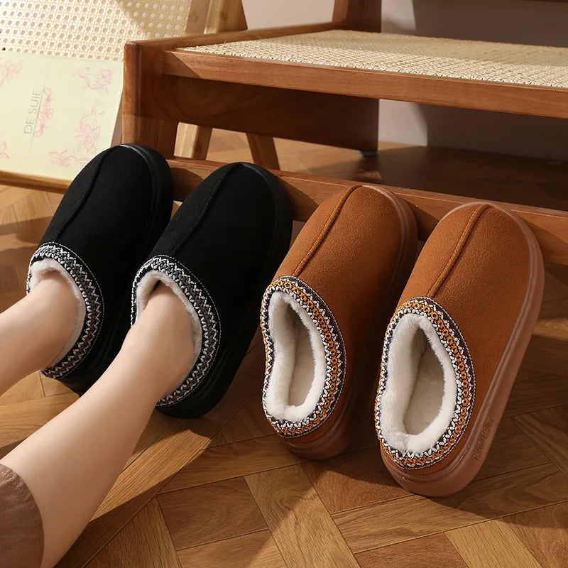 Maison-Blanche-Paris™ | Chaussons à doublure chaude