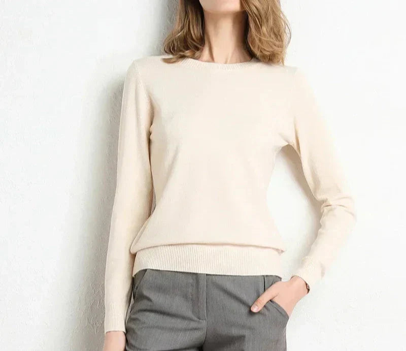 Maison-Blanche-Paris™ | Pull confort en laine essentiel