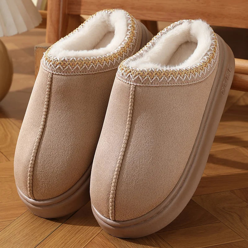 Maison-Blanche-Paris™ | Chaussons à doublure chaude