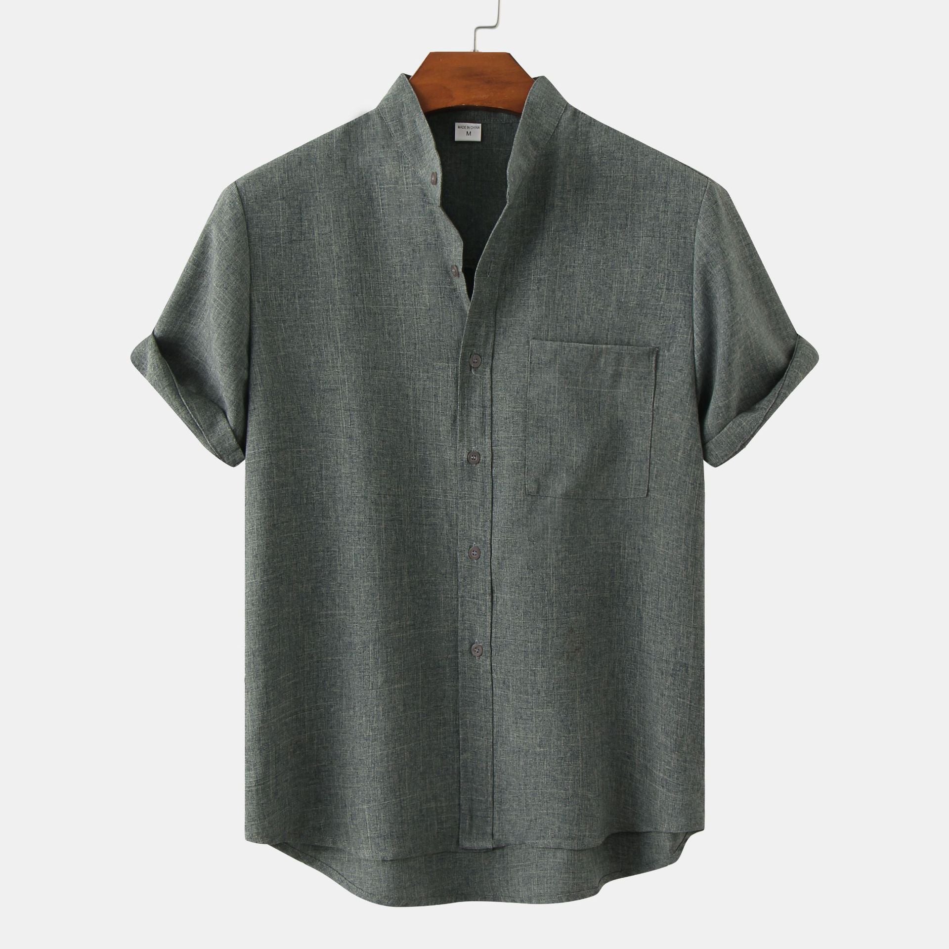 Maison-Blanche-Paris™ | Chemise en coton unie avec boutons