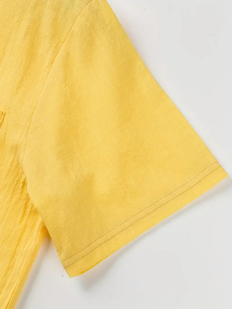 Maison-Blanche-Paris™ | Chemise élégante à manches courtes