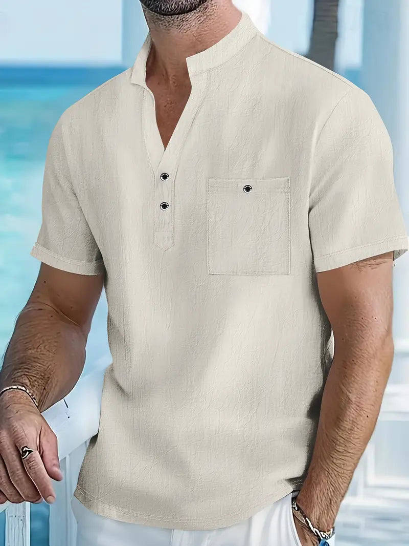 Maison-Blanche-Paris™ | Chemise élégante à manches courtes