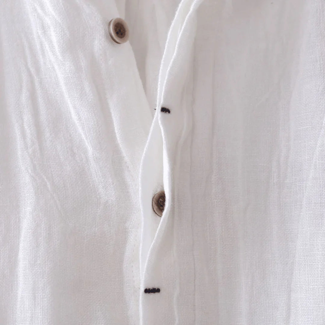Maison-Blanche-Paris™ | Chemise élégante à manches courtes avec boutons