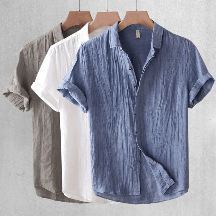 Maison-Blanche-Paris™ | Chemise élégante à manches courtes avec boutons