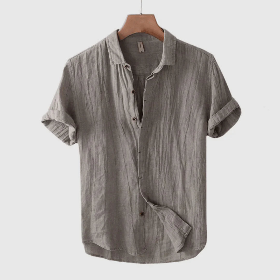 Maison-Blanche-Paris™ | Chemise élégante à manches courtes avec boutons