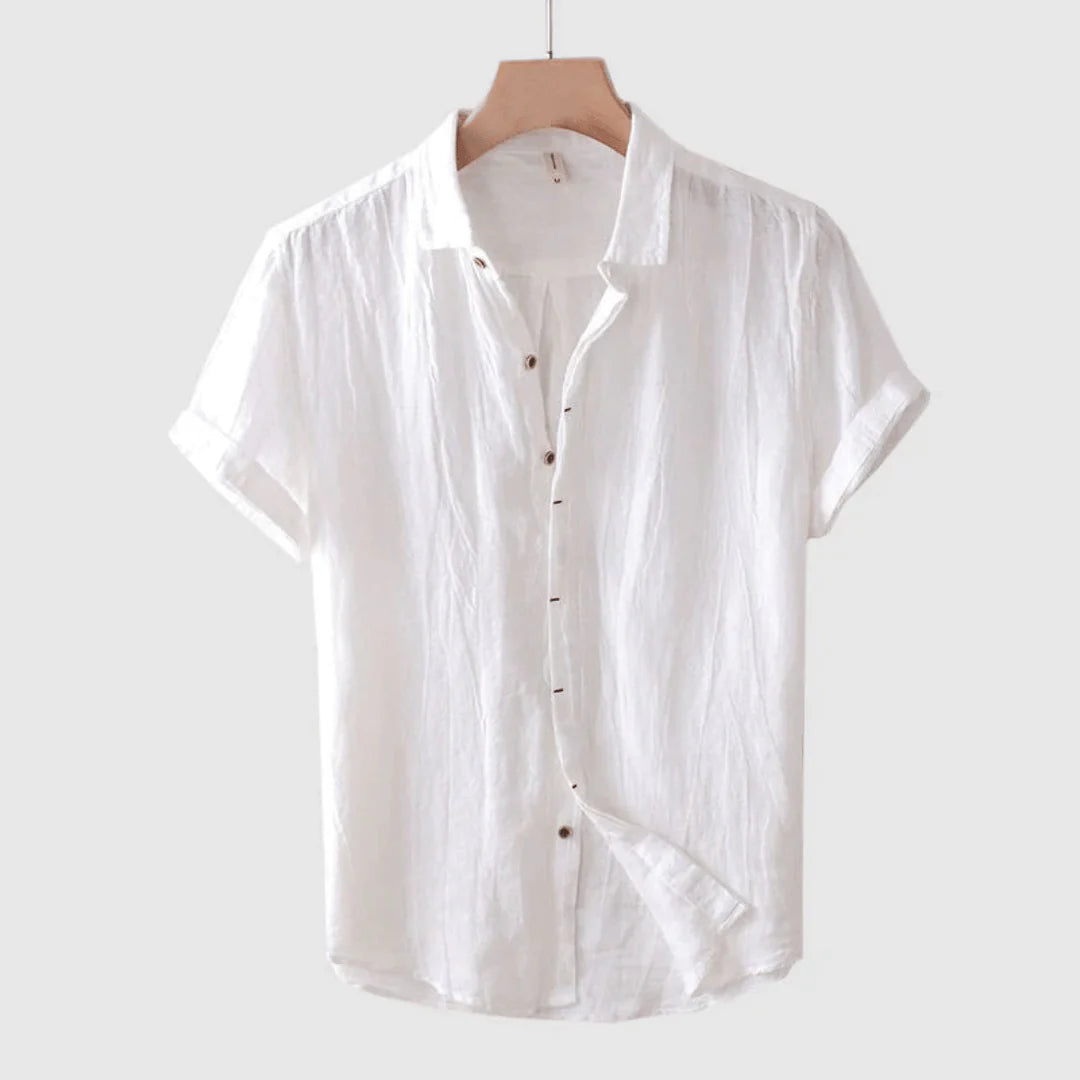 Maison-Blanche-Paris™ | Chemise élégante à manches courtes avec boutons