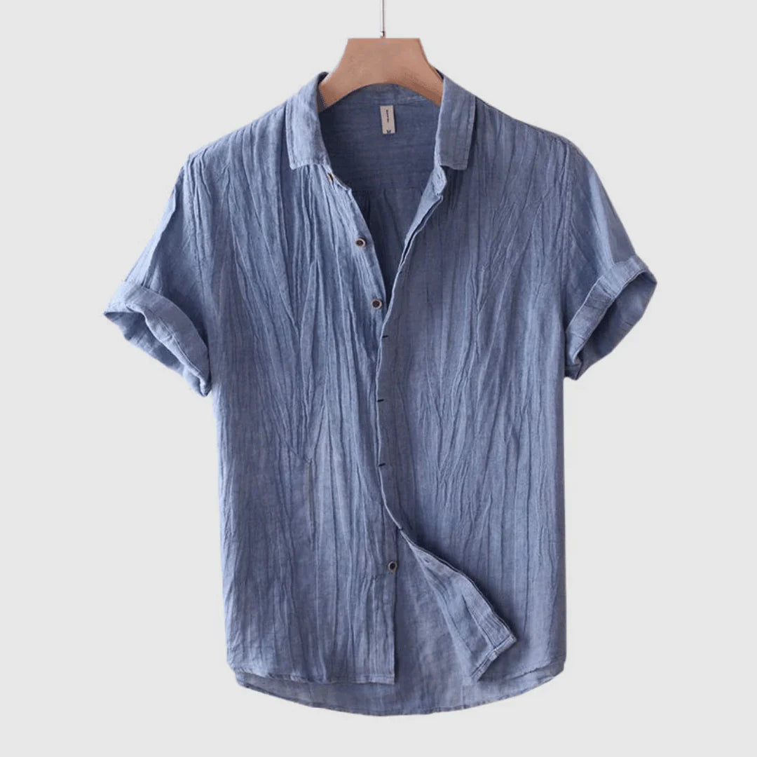 Maison-Blanche-Paris™ | Chemise élégante à manches courtes avec boutons