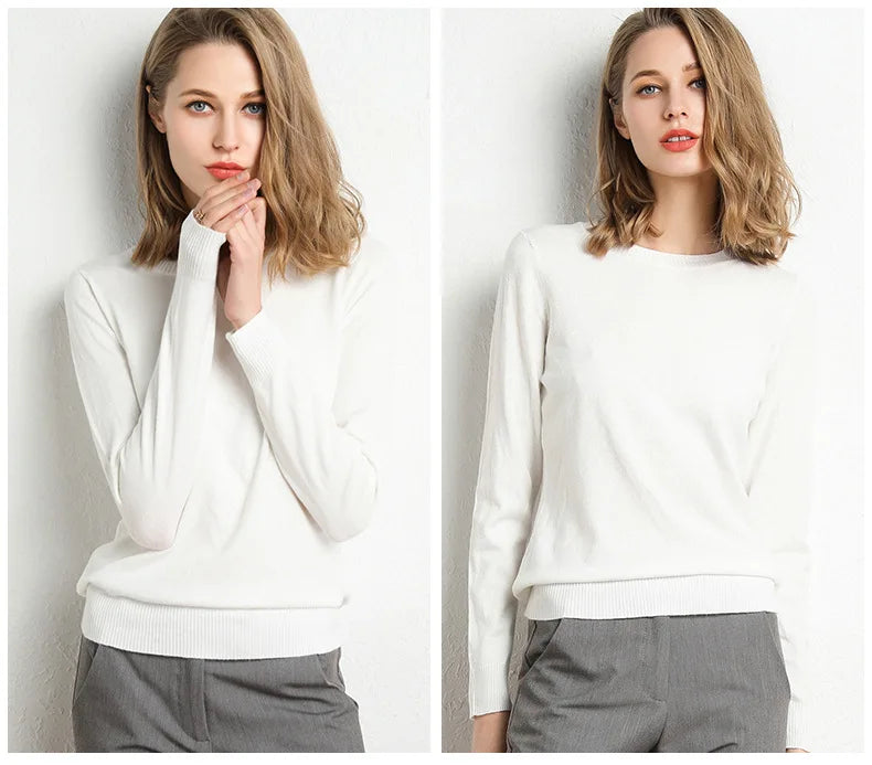 Maison-Blanche-Paris™ | Pull confort en laine essentiel