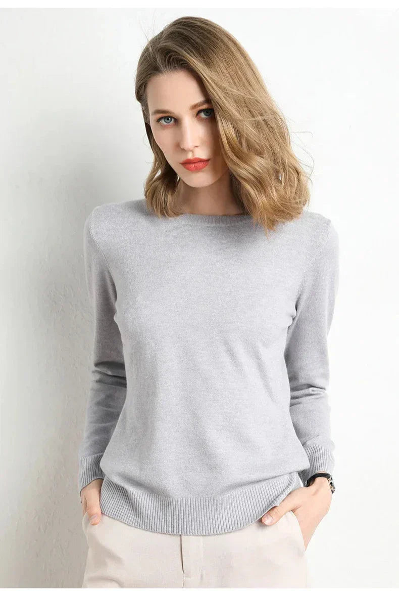 Maison-Blanche-Paris™ | Pull confort en laine essentiel