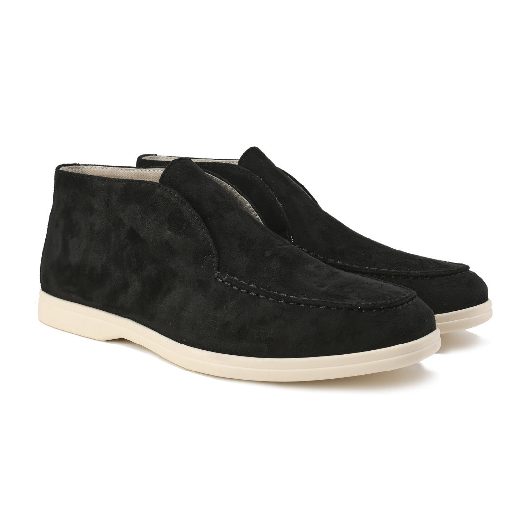 Maison-Blanche-Paris™ | Mocassins hauts en daim