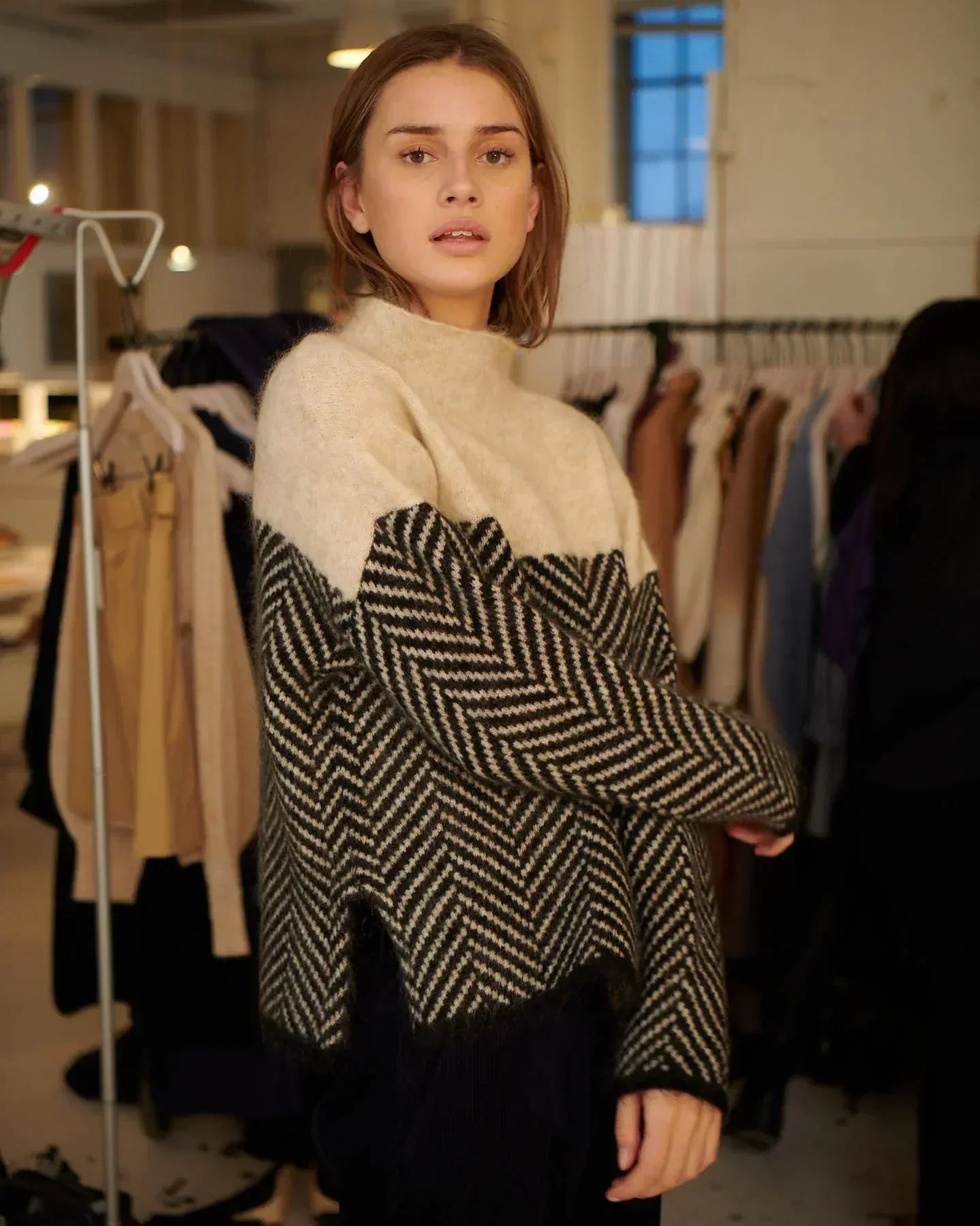 Maison-Blanche-Paris™ - Pull à Col Roulé De Luxe