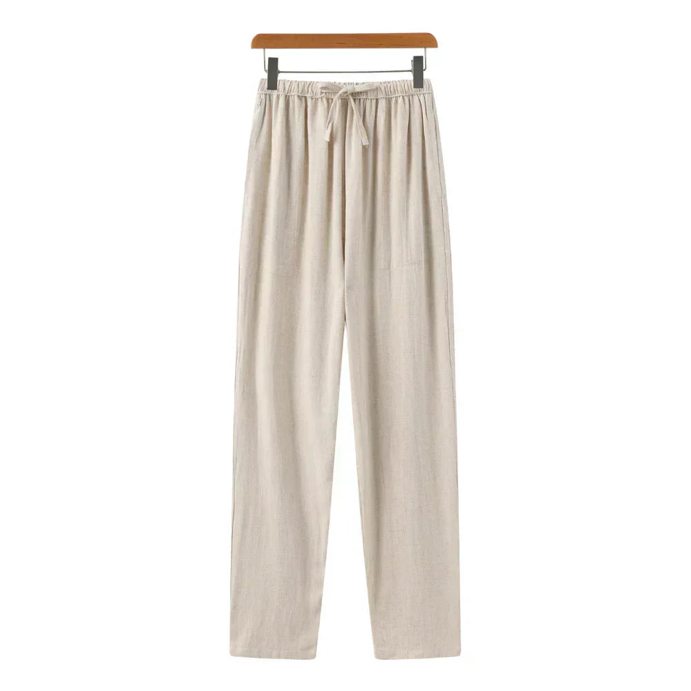 Maison-Blanche-Paris™ | Pantalon slim en lin