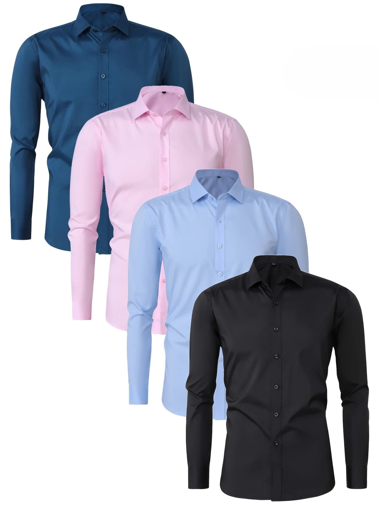 Maison-Blanche-Paris™ | Chemise élégante à manches longues avec boutons