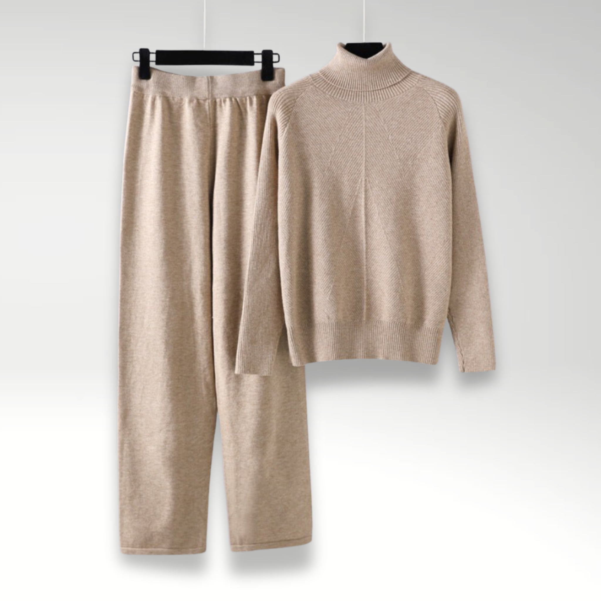 Maison-Blanche-Paris™ | Ensemble deux pièces Lounge en tricot torsadé