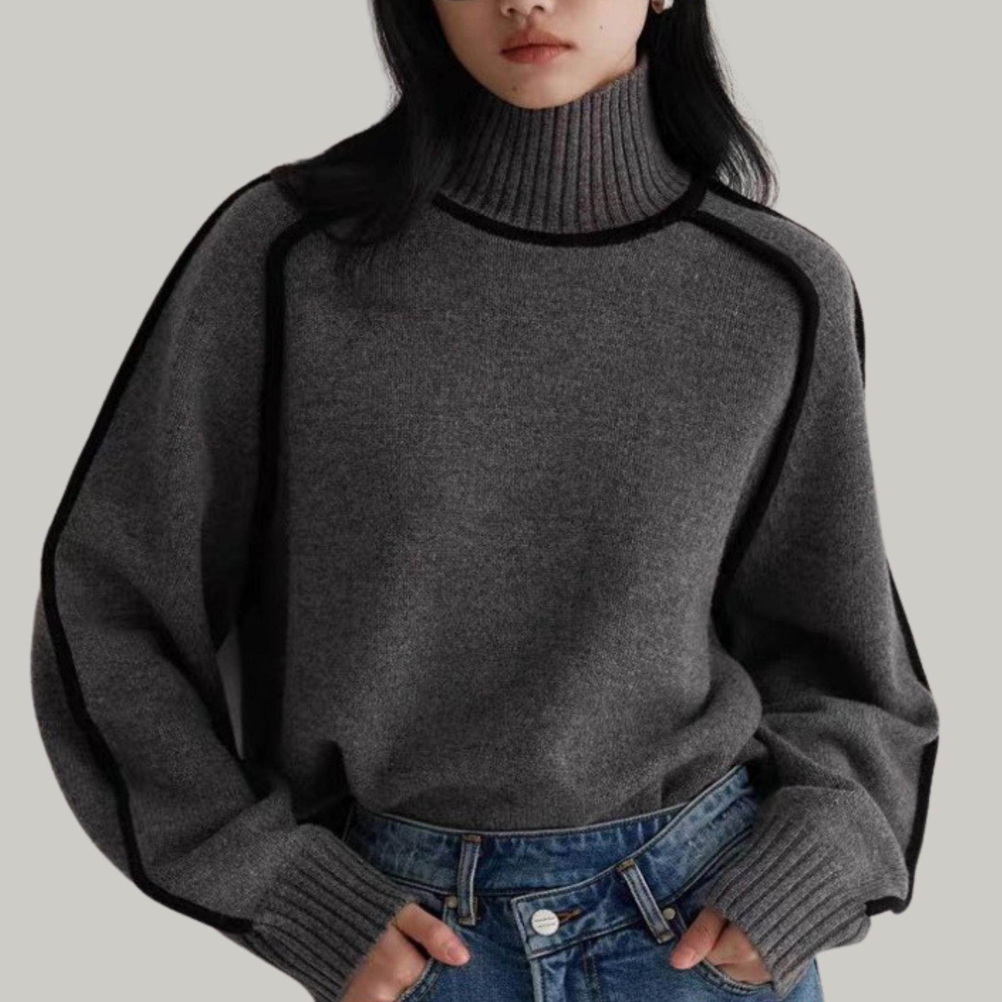 Maison-Blanche-Paris™ | Pull à col roulé confortable