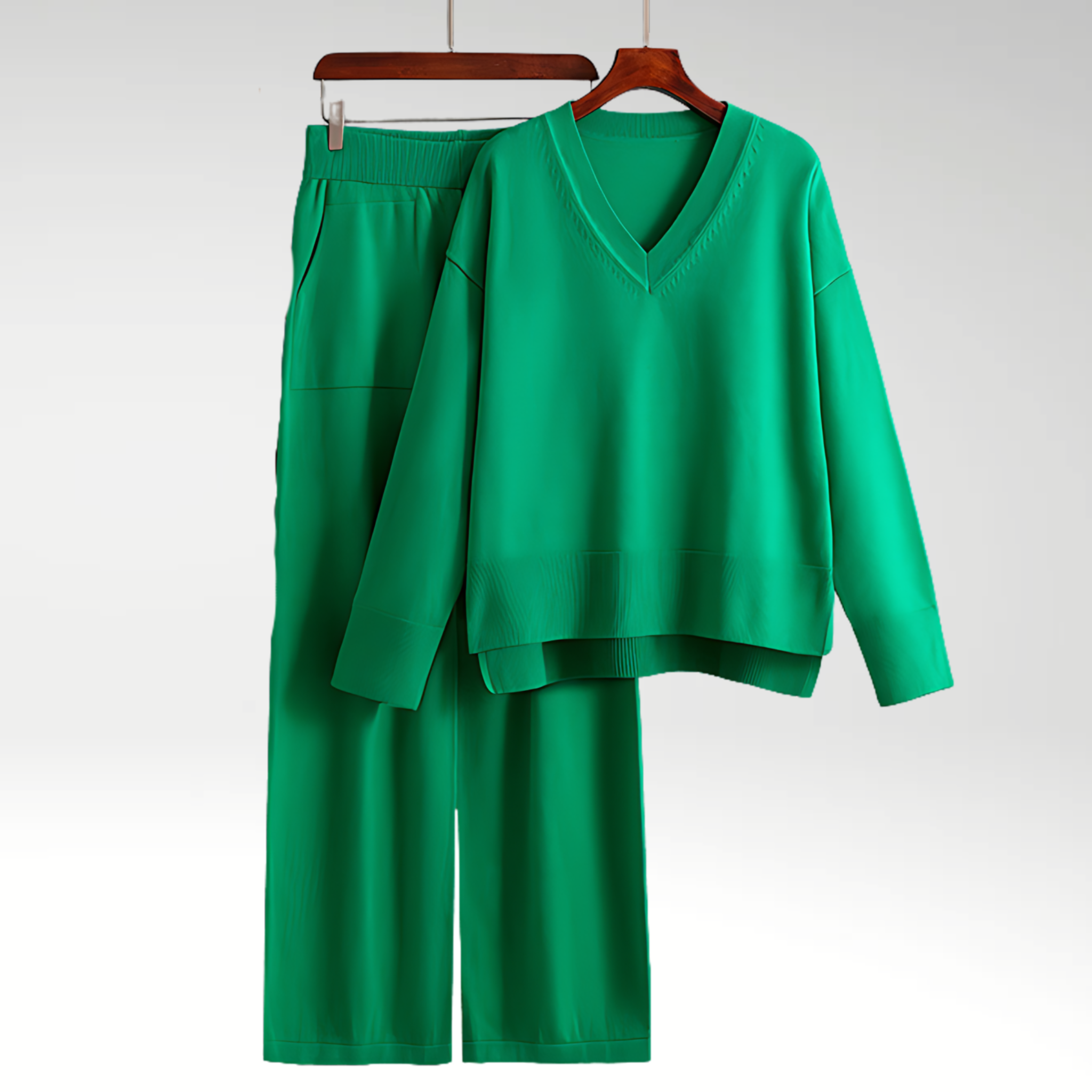 Maison-Blanche-Paris™ | Luxe Ensemble deux pièces col V