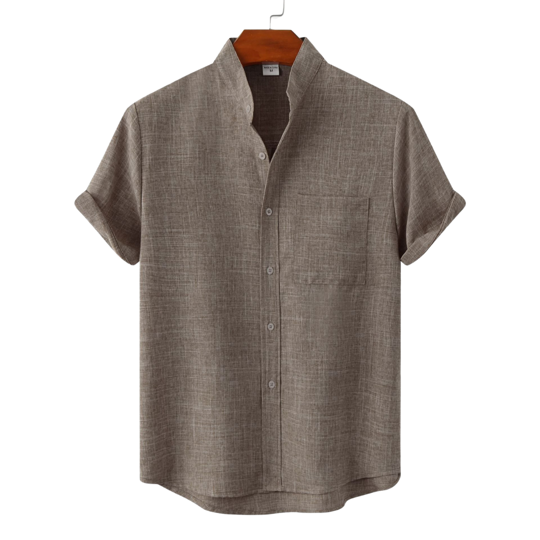 Maison-Blanche-Paris™ | Chemise en coton unie avec boutons