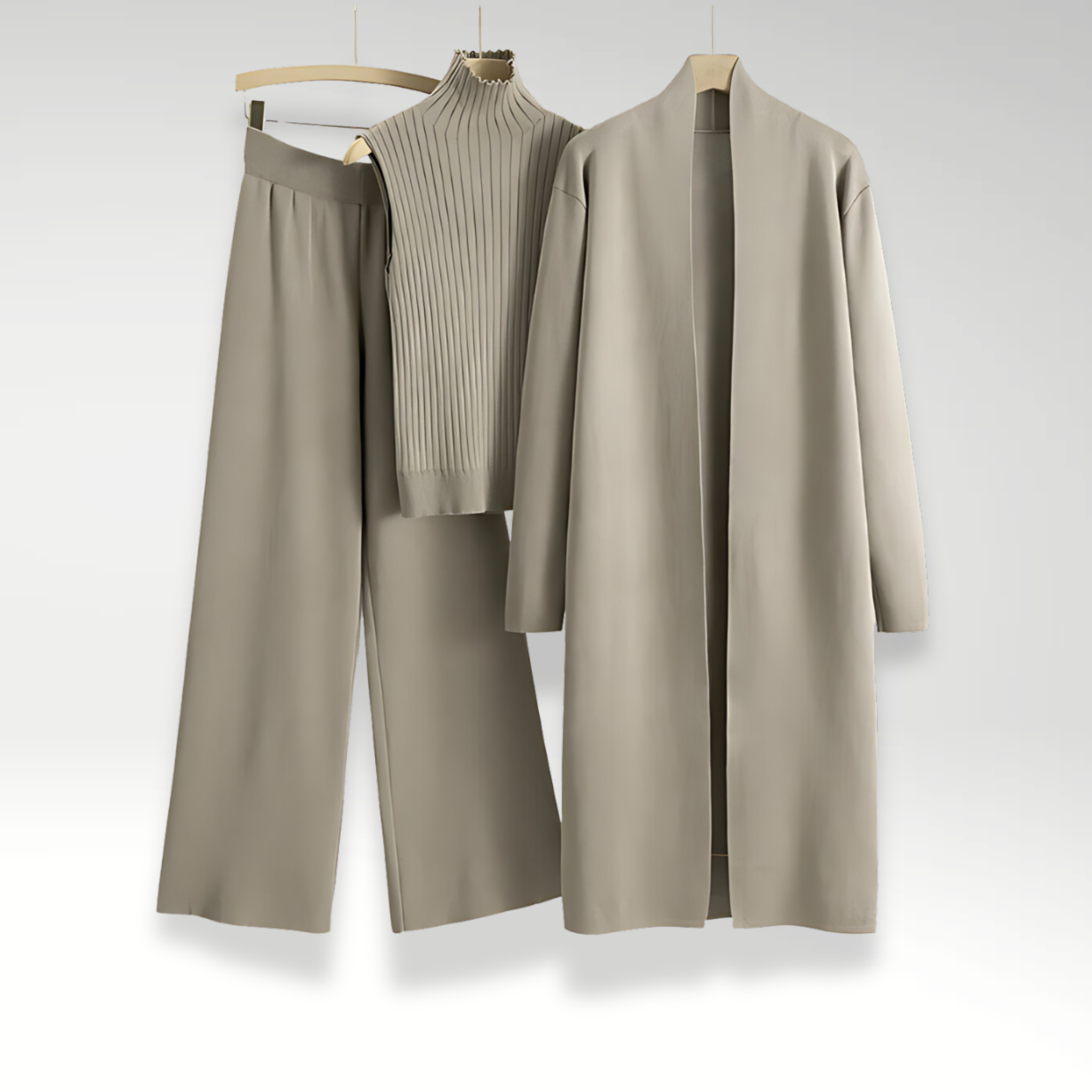 Maison-Blanche-Paris™ | Ensemble trois pièces en maille Luxe