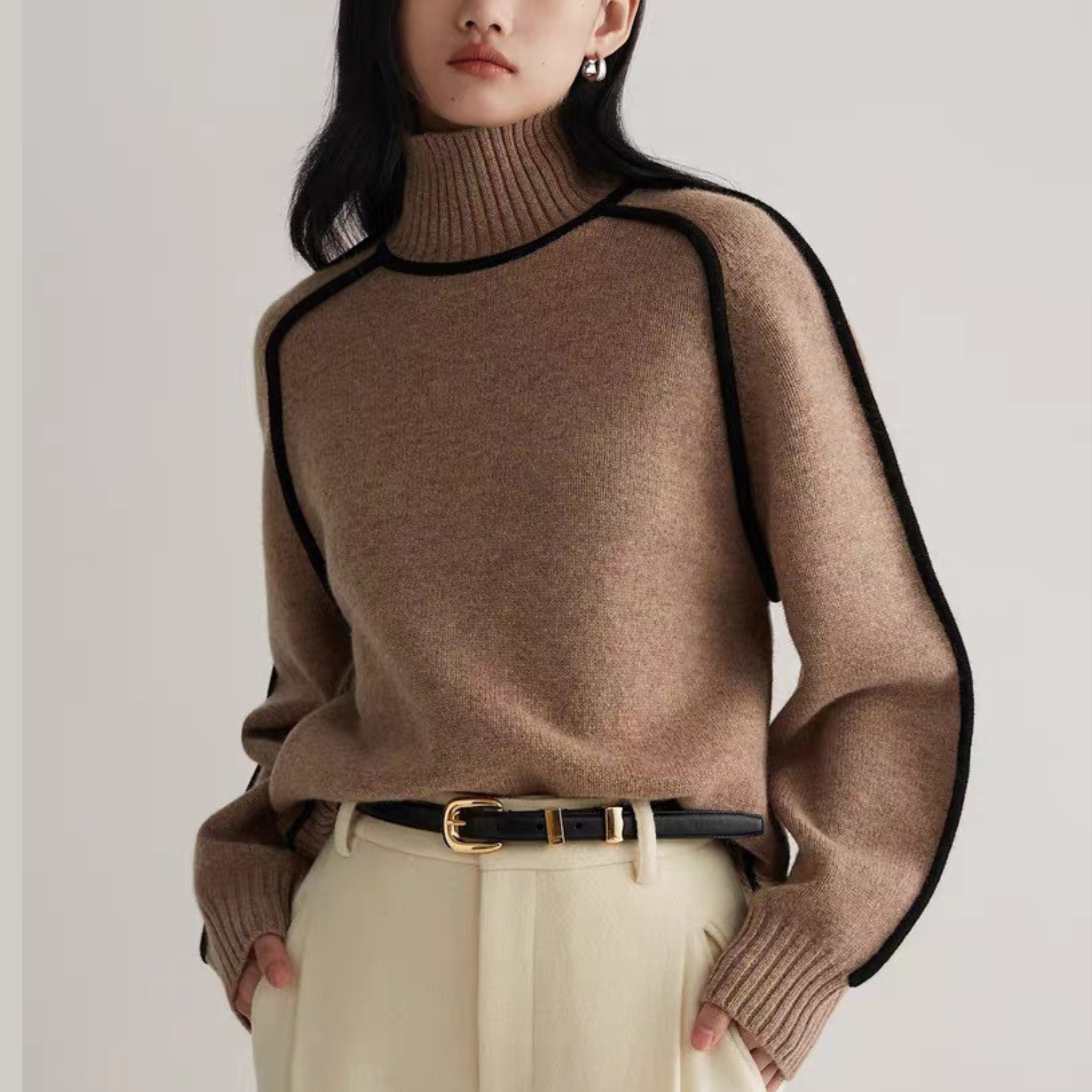 Maison-Blanche-Paris™ | Pull à col roulé confortable