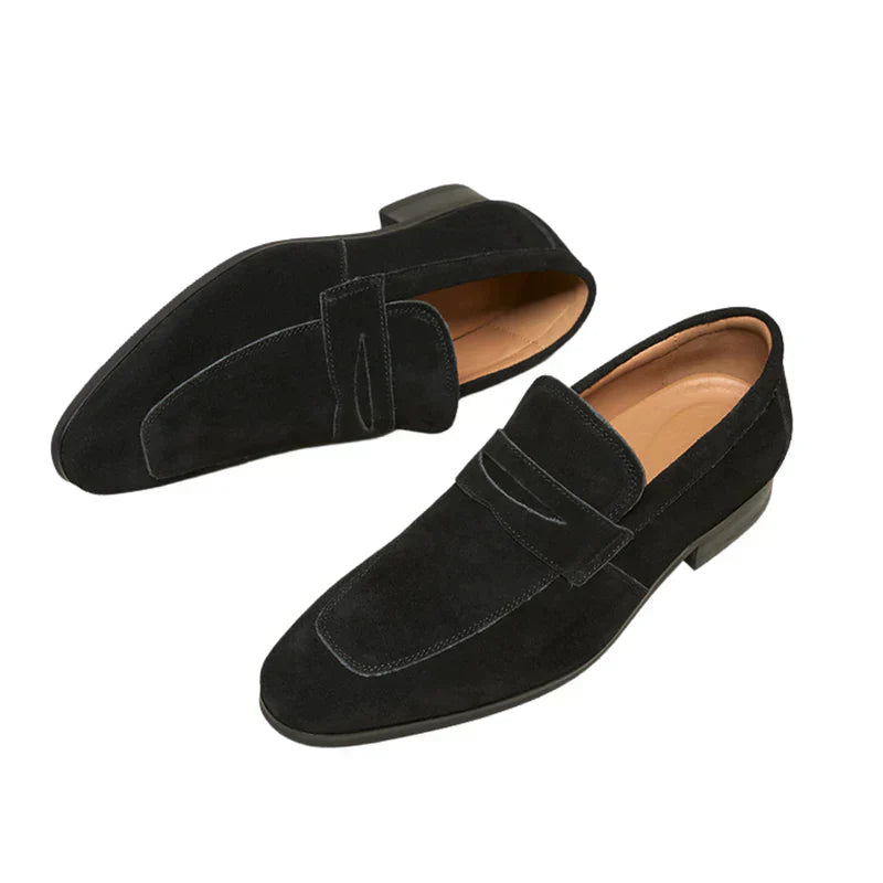 Maison-Blanche-Paris™ | Mocassins à brides en daim