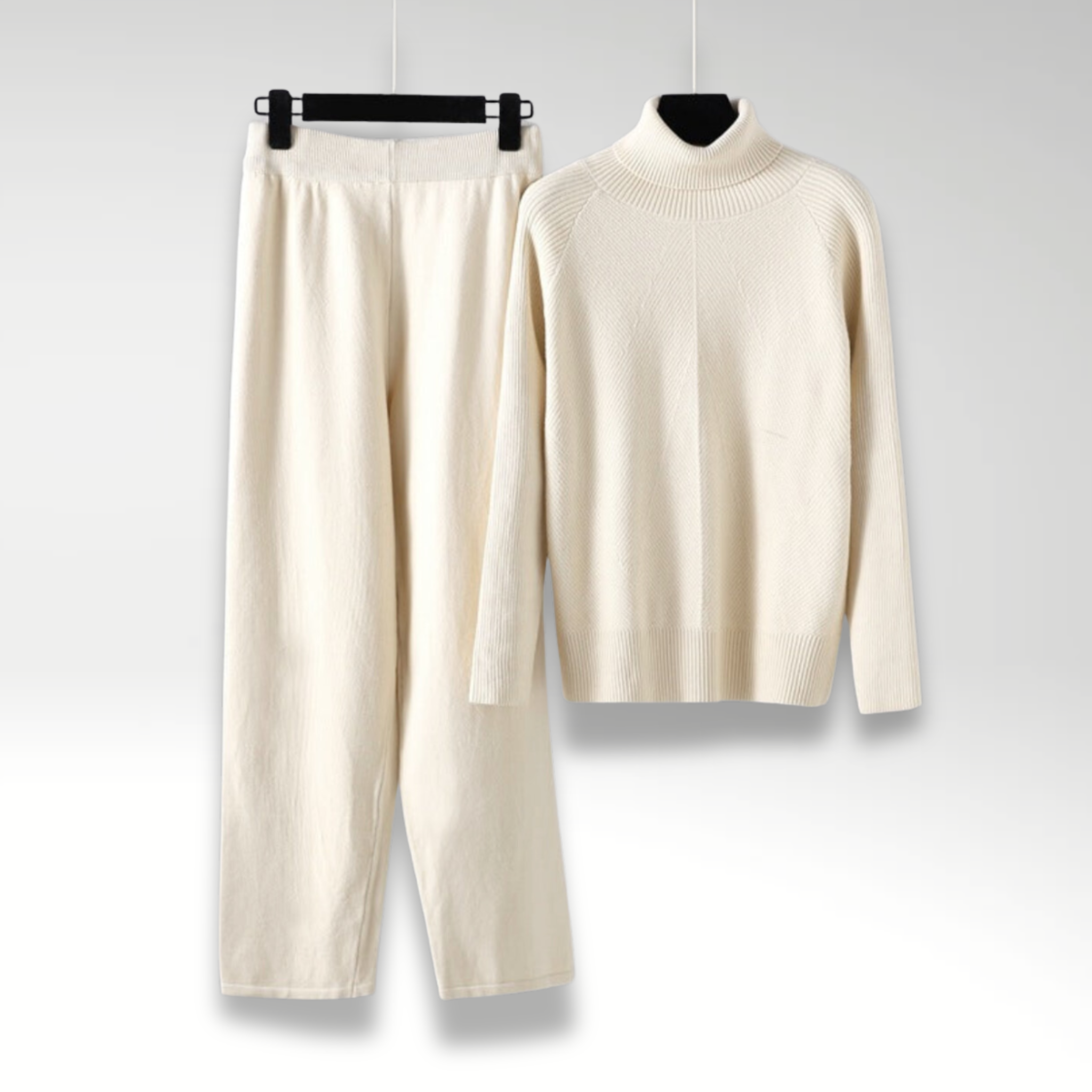 Maison-Blanche-Paris™ | Ensemble deux pièces Lounge en tricot torsadé