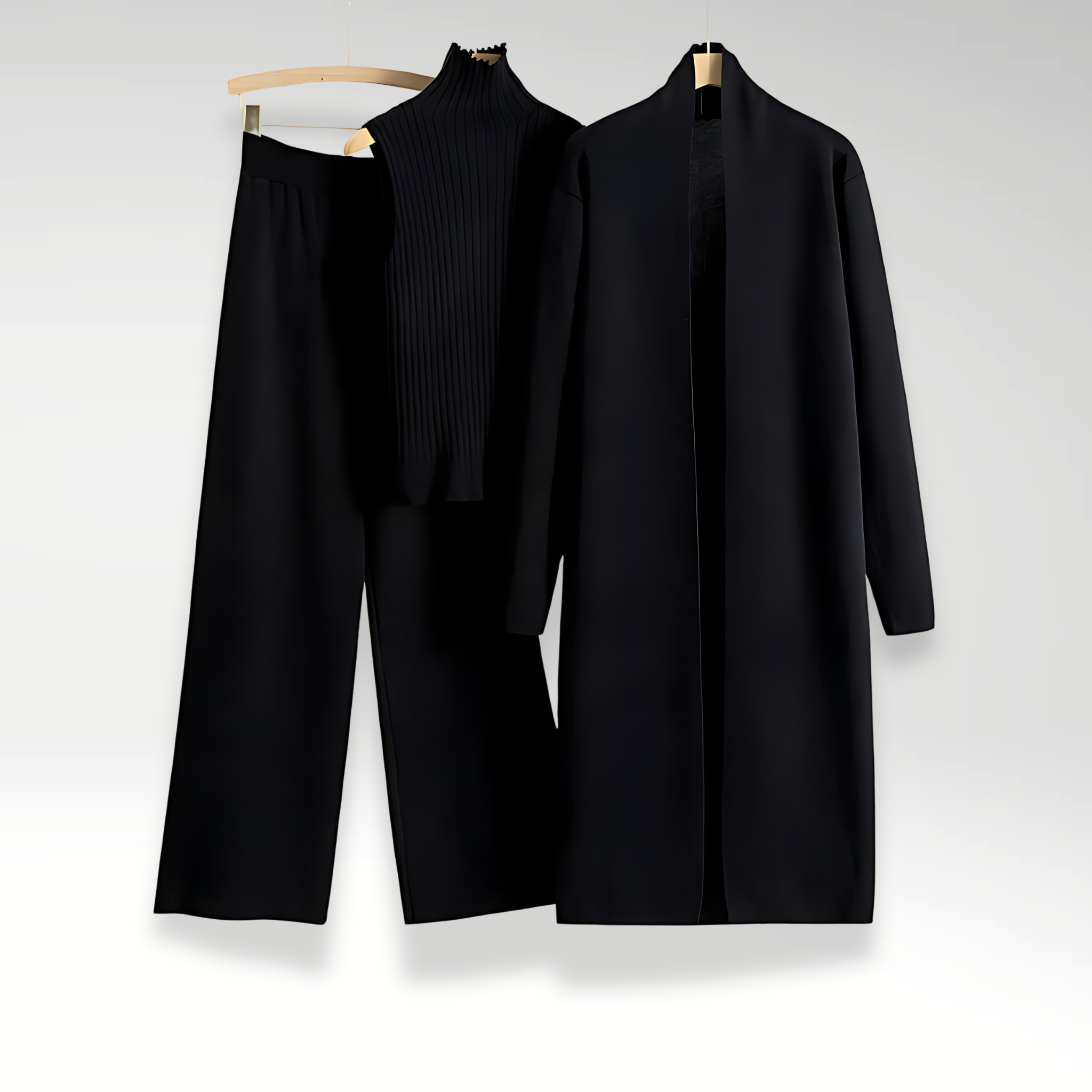 Maison-Blanche-Paris™ | Ensemble trois pièces en maille Luxe